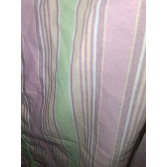 Willow Lane Multicolor Stripe Short Sleeve Button Up Blouse Sz 22W - Picture 3 of 3